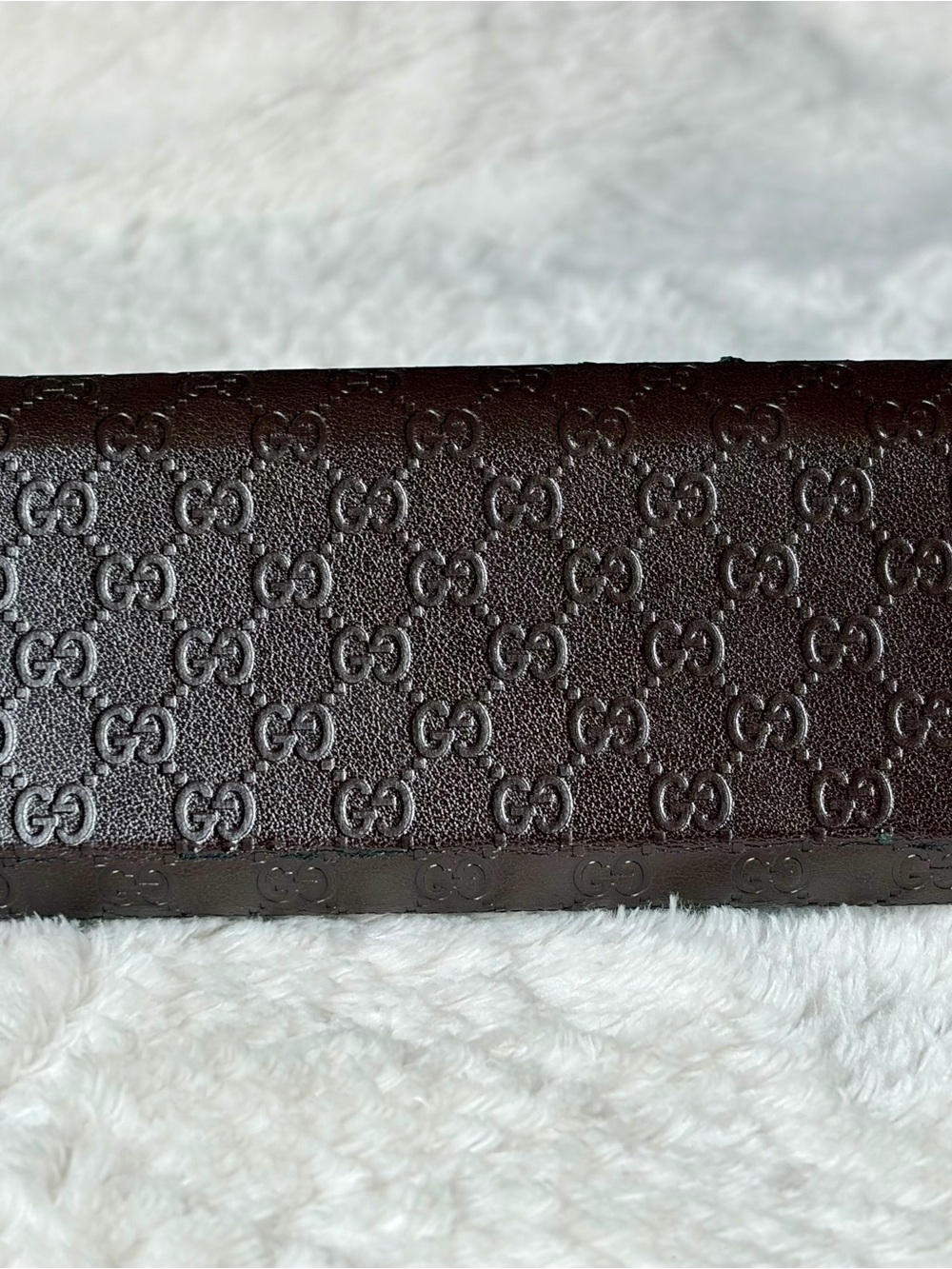 Authentic Gucci foldable leather eyeglass case - Picture 3 of 16